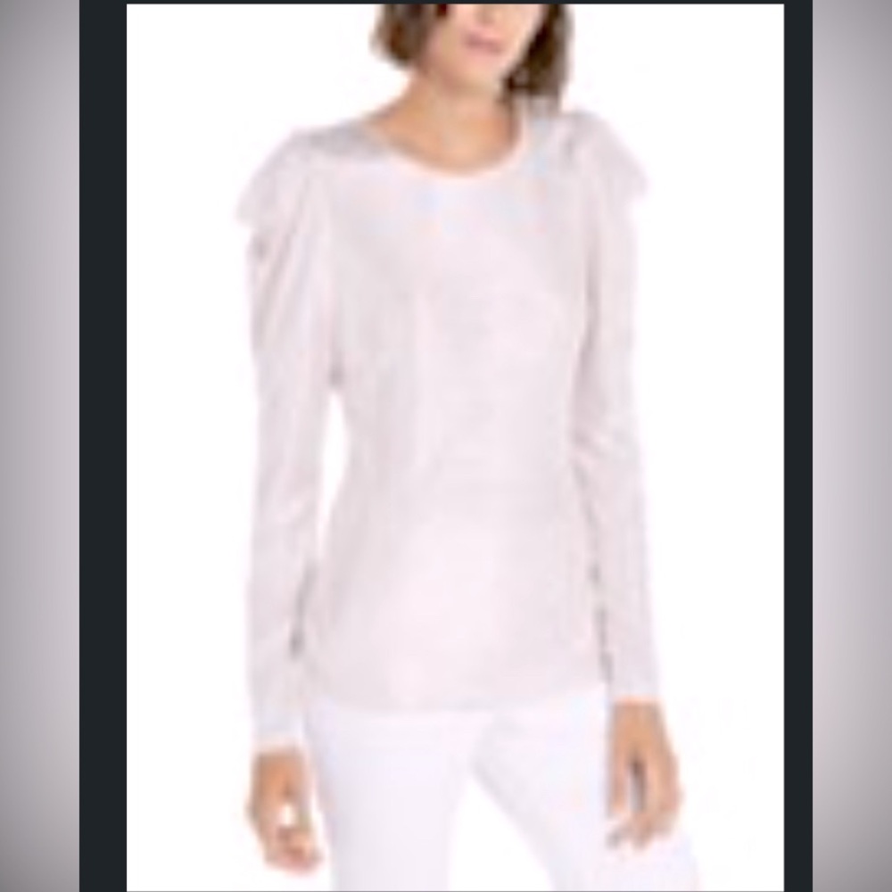 INC PUFF SLEEVE SHINY BLOUSE- NEW W/ TAGS IN PACKAGING FROM MACY’S